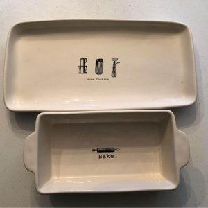 COPY - Rae Dunn Icon Serving Platter & Bakeware Set